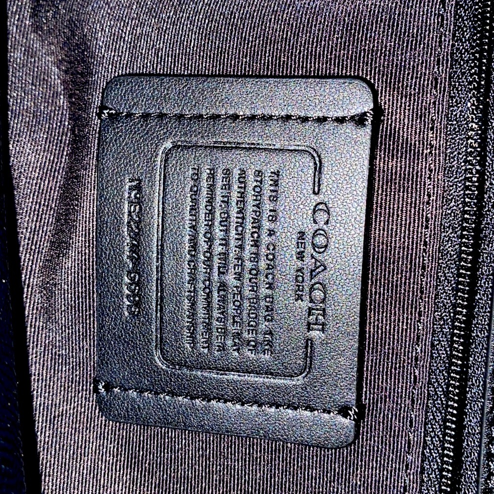 Coach brown and black signature tote - Picture 4 of 7